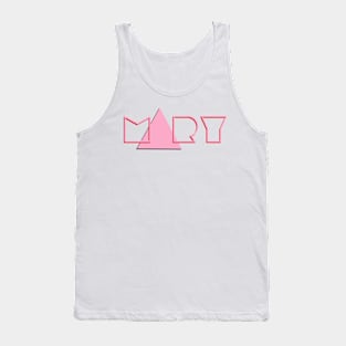 Mary  - Pink Triangle Tank Top